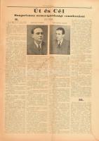 1938 Hungarista út. I. évf. 1. szám. 1938. jún. 9. Főmunkatárs: Bitskey Miklós. Szerk.: Ács Béla. Bp...