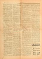 1938 Hungarista út. I. évf. 1. szám. 1938. jún. 9. Főmunkatárs: Bitskey Miklós. Szerk.: Ács Béla. Bp...