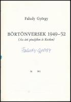 Faludy György: Börtönversek 1949-52 (Az ávó pincéjében és Recsken), hn., 1983, Recski Szövetség-Euró...
