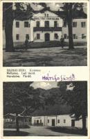 1941 Hársfalva-gyógyfürdő (Szolyva), Nelipino, Nelipyno; Fürdő, Pavilon Bratislava. Kleinmann Lajos kiadása / spa, bath, pavilion (ragasztónyom / glue marks)