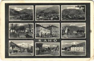 Rahó, Rachov, Rahiv, Rakhiv; mozaiklap. Feig Bernát kiadása / multi-view postcard (EM)