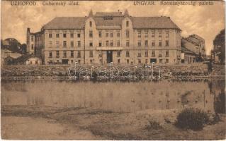1943 Ungvár, Uzshorod, Uzhhorod, Uzhorod; Gubernsky úrad / Kormányzósági palota / government palace (EM)