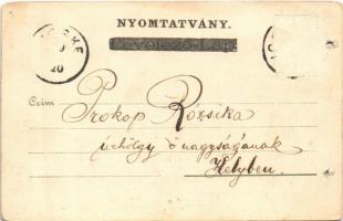 1899 Budapest XIV. Városliget, Történelmi főcsoport, Vajdahunyad vára. Hangverseny reklámjával. Kuns...