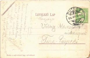 1916 Sajóvelezd, látkép. Fogyasztási Szövetkezet kiadása (EM)