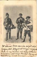 1907 Szentes, Cigány zenészek, folklór. Stark Nándor kiadása (b)