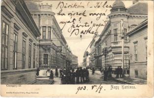 1903 Nagykanizsa, Csengery út. Fischel Fülöp kiadása (fl)