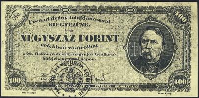 Pápa 2003. "22. Bakonyvidéki Éremgyűjtő Találkozója" 400Ft pénzpótlója T:I