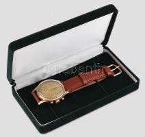 Lings Telemetre távolságmérő férfi karóra bőr szíjjal, működőképes, jó állapotban, plüss borítású do...