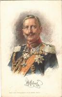 Kaiser Wilhelm II. Offizielle Karte für Rotes Kreuz, Kriegsfürsorgeamt Kriegshilfsbüro Nr. 309.