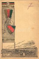 1905 Rhaetia Allzeit-Treu / Raetia. Art Nouveau s: Richter