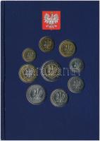 Lengyelország 1992-2004. 1g-5Zl (9xklf) forgalmi összeállítás, karton "DE TIEN NIEUWE EU-LIDSTA...