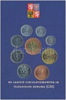 Csehország 1993-2004. 10h - 50K (9xklf) forgalmi összeállítás, karton "DE TIEN NIEUWE EU-LIDSTA...
