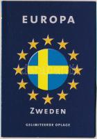 Svédország 2005-2006. 50ö-10K (4xklf) forgalmi összeállítás, karton dísztokban T:1- Sweden 2005-2006. 50 Öre - 10 Kronor (4xdiff) coin set in cardboard case C:AU