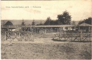 10-es honvéd baka park Kotuzowban. Kiadja a M. kir. 10. honvéd gyalogezred / WWI Austro-Hungarian K.u.K. military