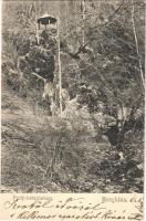 1905 Menyháza, Monyásza, Moneasa; fürdő forrásbarlang / spring cave