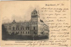 1901 Nagyenyed, Aiud; Alsófehérvármegye székháza. Winkler János kiadása / county hall