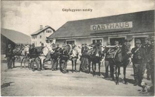 Gépfegyverosztály / WWI Austro-Hungarian K.u.K. military, machine gun unit (Rb)