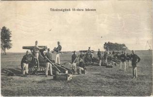 1914 Tüzérségünk lövésre készen / WWI Austro-Hungarian K.u.K. military, artillery ready to fire (fl)