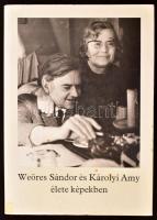 Károlyi Amy: Weöres Sándor és Károlyi Amy élete képekben. A kötet képanyagát összegyűjtötte, válogatta és a felvételeket készítette Moldován Domokos. Bp., 1984., Magvető. Fekete-fehér fotókkal illusztrált. Kiadói műbőr-kötés, kiadói papír védőborítóban, volt könyvtári példány.