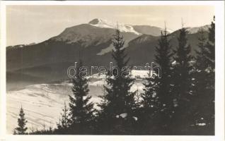 Kárpátalja, Horthy Miklós csúcs. Perl H. kiadása / Transcarpathian mountain