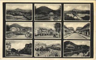 1938 Huszt, Chust, Khust; mozaiklap / multi-view postcard (EK)