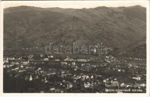 1938 Rahó, Rachov, Rahiv, Rakhiv; Celkovy pohled / látkép. E. Schönfeld kiadása / general view