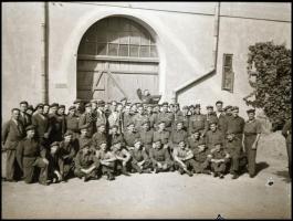 II. világháborús repülős katonák, 6 db negatív kocka