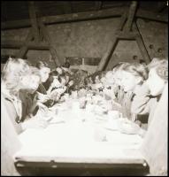 1956 Csillebérci úttörőtáborban, 30 db 6×9-es negatív, csíkokban