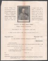 1916 A Hadsegélyező Hivatal hazafias és világháborús festményekről készült nyomatok megrendelő nyomtatványa