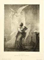 cca 1890-1900 Zichy Mihály (1827-1906), össz. 5 db illusztráció Lermontow költeményeihez: "Az e...