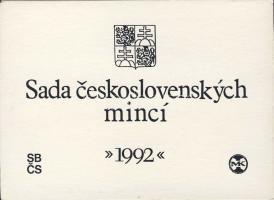Csehszlovákia 1992. 1h-10K 9klf db, szettben T:BU