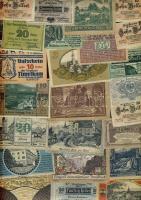 Ausztria 1920-as évek eleje 450db szükségpénz, kevés duplával T:I (többnyire), II (kevés)