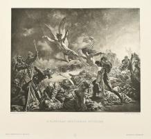 cca 1890-1900 Zichy Mihály (1827-1906), össz. 5 db mű: A szirén éneke I., II, III.; A bor hatása; A ...