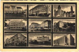 1939 Ungvár, Uzshorod, Uzhhorod, Uzhorod; mozaiklap / multi-view postcard (EK)