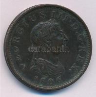 Nagy-Britannia 1806. 1p Cu III. György T:2 Great Britain 1806. 1 Penny Cu George III C:XF Krause KM# 663