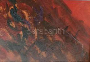 Tibor Ernő (1885-1945): Velencei részlet. Olaj, karton, jelzett. Felületi sérüléssel. Fa keretben, 9...