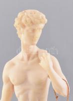 Dávid, alabástrom görög szobor, jó állapotban, m: 38 cm