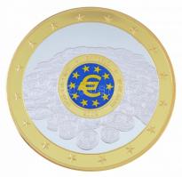 2009. Euró óriások / Készpénz 2002 aranyozott, ezüstözött fém emlékérem tanúsítvánnyal T:PP