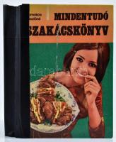 Domokos Lászlóné: Mindentudó szakácskönyv. Bp., 1974, Minerva. Második kiadás. Javított gerincű-kötésű keménykötés.