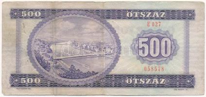 1980. 500Ft "E027 058578" T:III
Adamo F42
