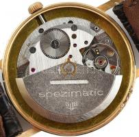 Glashütte Spezimatic 26 köves kézi felhúzós karóra, működik, d: 37 mm