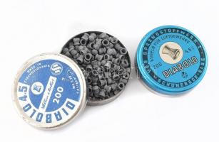 cca 1930 Haenel német (gyermek) légpuska, hozzá 2 doboz lőszer + tisztító, bőr szíjjal, működőképes,...