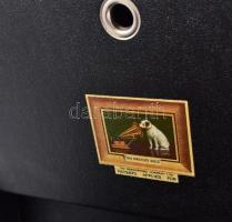 Hordoztató gramofon tölcsér nélküli kivitel, komplett, működő, jó állapotban 42x29 cm