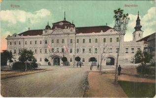 1918 Nyitra, Nitra; megyeház / county hall (fl)