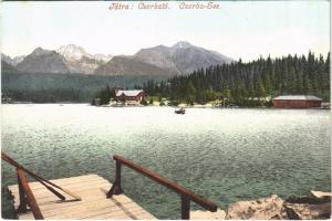 Tátra, Vysoké Tatry; Csorbató. Cattarino S. 209. 1905 / Strbské Pleso / lake