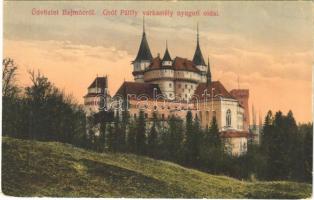 Bajmóc, Bojnice; Gróf Pálffy várkastély nyugati oldal. Gubits B. 43. / Bojnicky hrad / castle