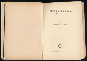 Domanovszky György: Népi fazekasság. Officina Képeskönyvek 47. Bp., 1942, Officina, 30+2 p.+16 (feke...