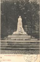 1909 Rozsnyó, Roznava; Francisca szobor. Vogel D. felvétele / statue (EK)