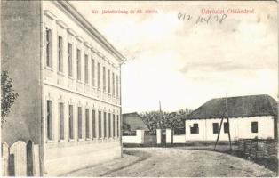 1912 Oklánd, Homoródoklánd, Ocland; Kir. Járásbíróság és állami iskola / county court, school