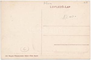 1910 Temesvár, Timisoara; Gyorgyevits Döme Temesvári nemzeti zenekar, az aradi Dankó-szobor alap jav...